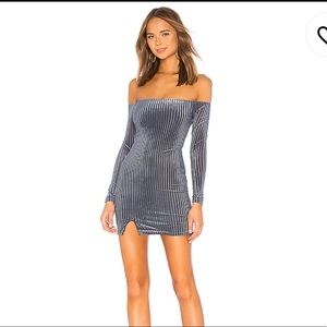 NWOT Privacy Please Phillips Mini Dress Bluestone